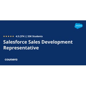 Salesforce Sales Development Representative Professional Certificate